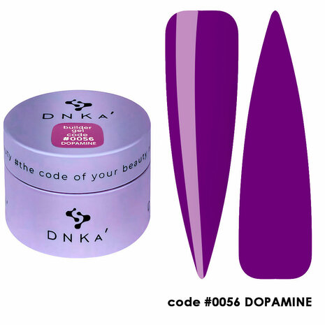 paarse builder gel van DNKa' in de kleur '0056 Dopamine '