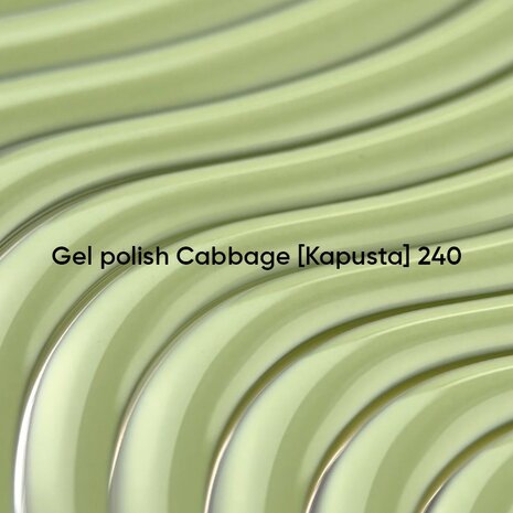 gelpolish van Nails Of The Day in de kleur 'Cabbage' - groene herfst tint