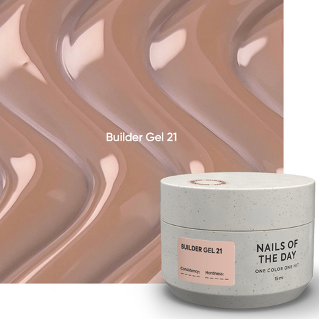 NOTD  Builder Gel 21- 15 ml - bruine tint