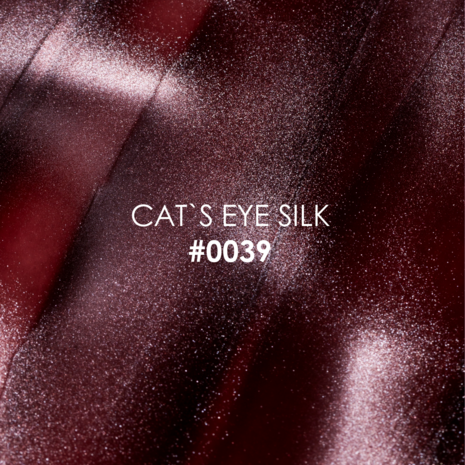 DNKa' | Wine Red Cat's Eye Silk  0039