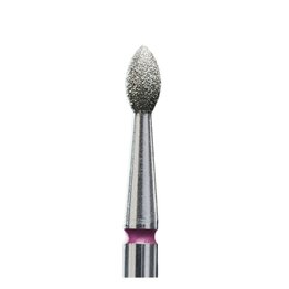  Diamond Nail Drill Bit, Pointed "Bud" , Red, Head Diameter 2.5 Mm, Working Part 4.5 Mm