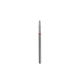  Carbide Nail Drill Bit, "Cone" Red, Diameter 2.3 Mm / Working Part 8 Mm