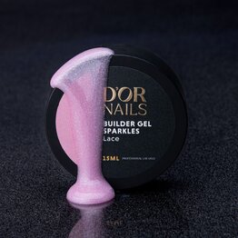 D'Or Nails - Builder Gel Sparkles LACE