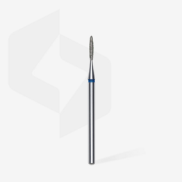 Diamond nail drill bit flame blue head EXPERT diameter 1,4 mm