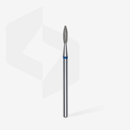 Diamond nail drill bit flame blue head EXPERT diameter 2,3 mm