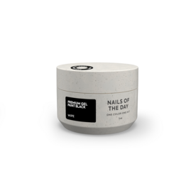 Premium gel paint Black wipe NOTD