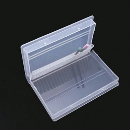 Drill Bit Holder Clear Box 20 bits
