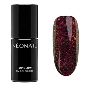 Top Glow Pink Aurora Flakes