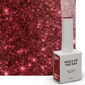 Campari gelpolish  NOTD
